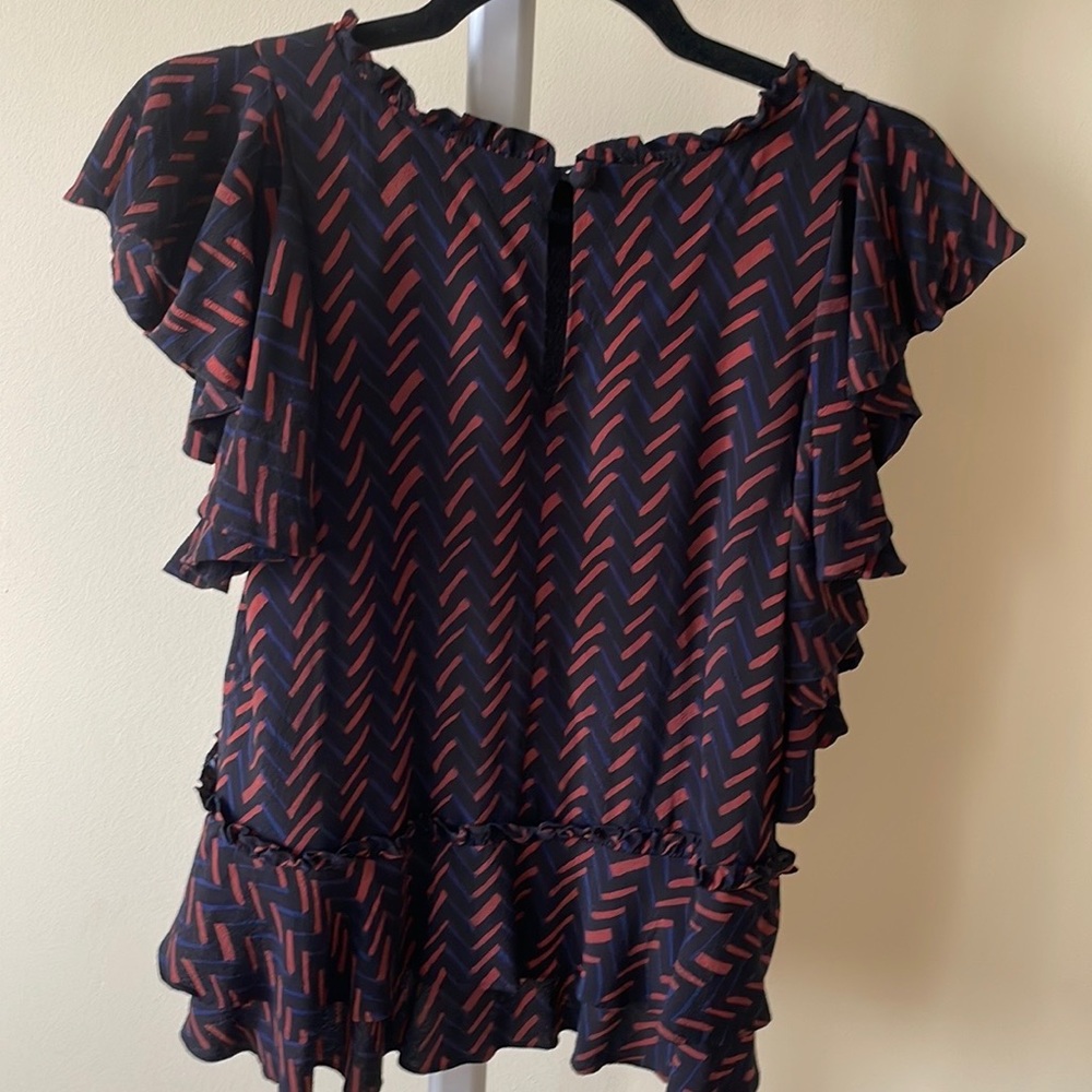 Apiece Apart New York ruffle top blouse, size US 4 - Picture 7 of 11